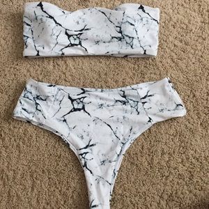 high waisted bikini set!